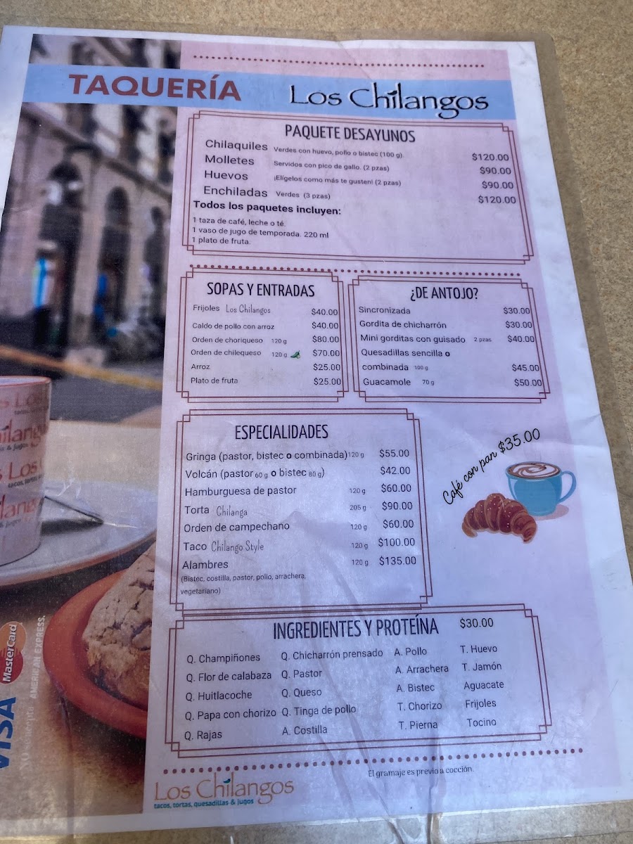 Los Chilangos Menu - Image 2