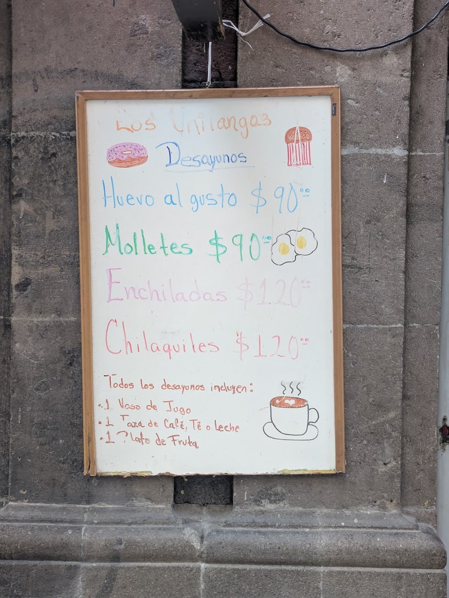 Los Chilangos Menu - Image 3