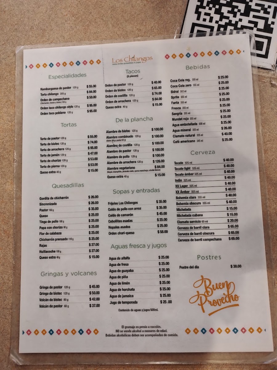 Los Chilangos Menu - Image 4